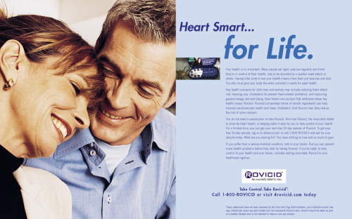 Rovicid Print Ad: Heart Smart